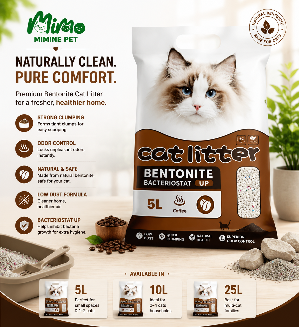 Mimine Cat Litter Coffee - Image 2