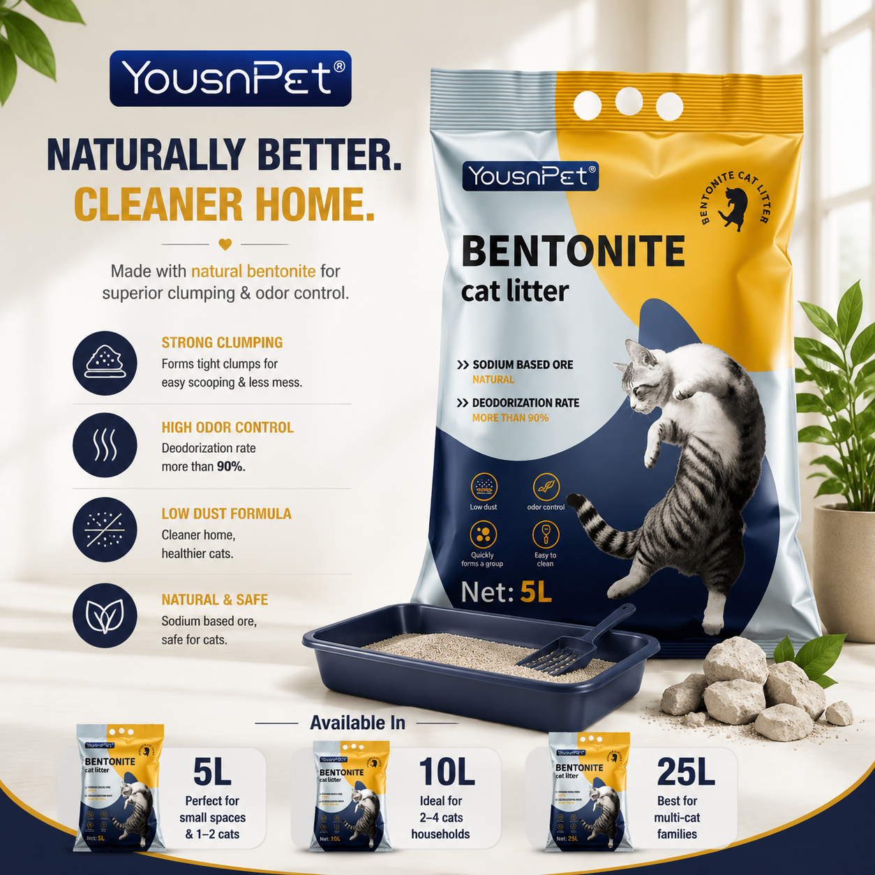 YousnPet Cat Litter Lemon - Image 2